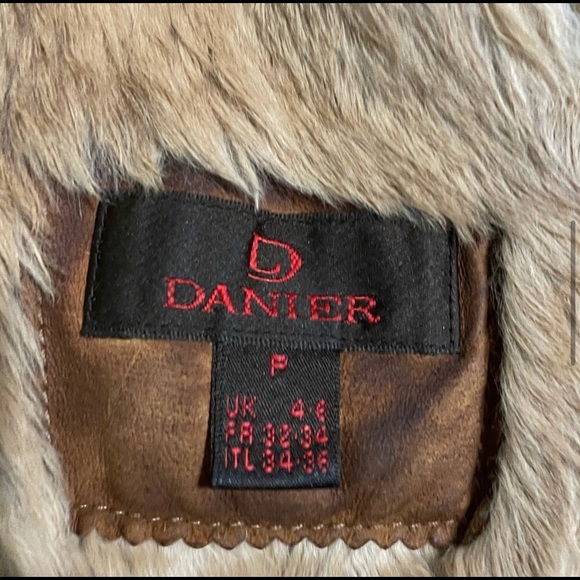 Rabbit Fur Coat - Danier, Size S - Picture 4 of 13